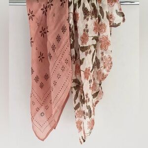 CHAN LUU bandana set of two